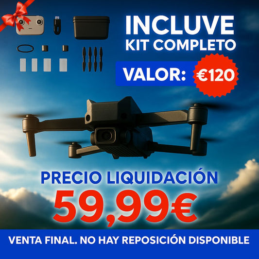 DRON 4K PRO MAX — DOBLE CÁMARA + MALETÍN PREMIUM GRATIS